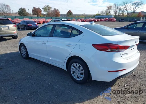 2018 Hyundai Elantra Se from USA, damaged, VIN 5NPD74LF0JH389229